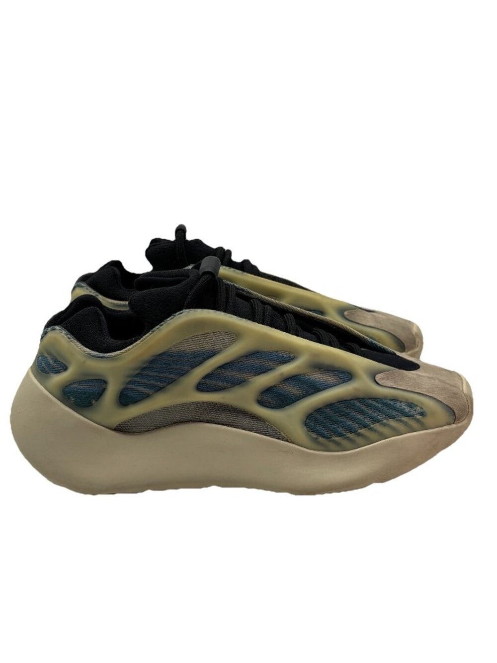 Adidas Yeezy 700 V3 Kyanite Lace Up Athletic Running Shoes Mens Youth Sz 4.5